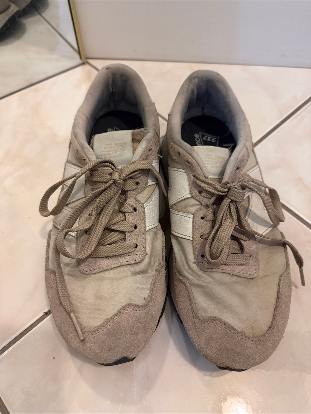 New balance Sneakers in Beige and White